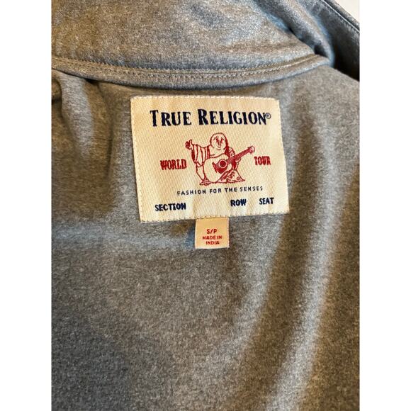 TRUE RELIGION Full Zip High Neck Athletic Jacket - Picture 4 of 6
